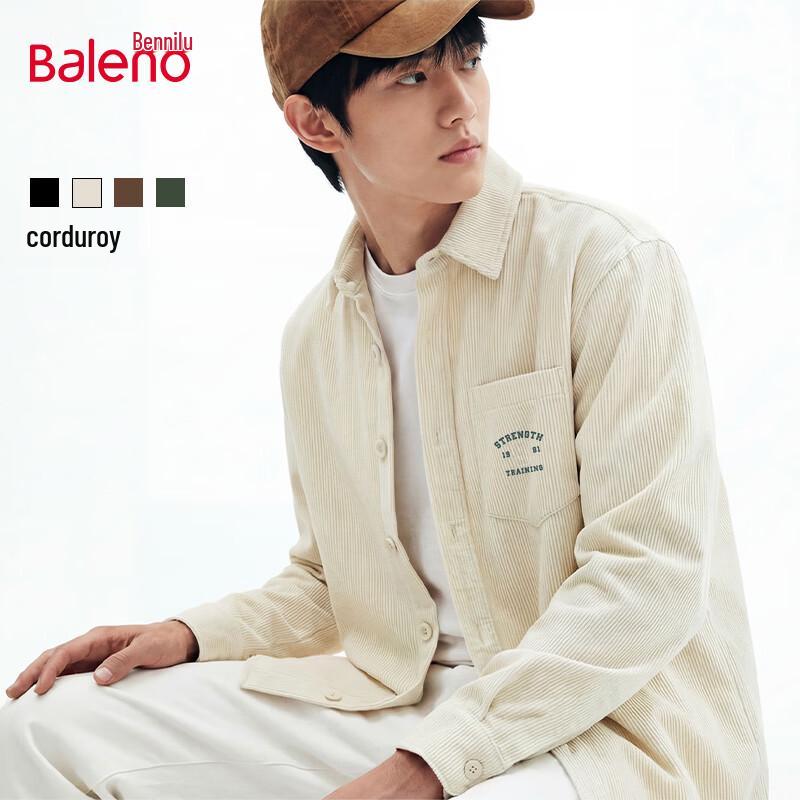 

Baleno Men s Casual Print Long-Sleeve Shirt M