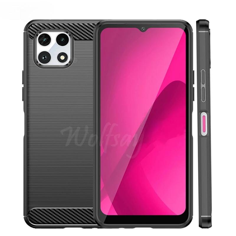 For T-Mobile T Phone 2 Case Anti-knock Silicone Carbon Fiber Cover For T-Mobile T Phone 2 Pro Case For T-Mobile T Phone 2 Case