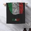Vintage Italy Flag Car Italian Pride Soft Face Towel Quick Dry Pool Bath Cotton Towels Absorbent