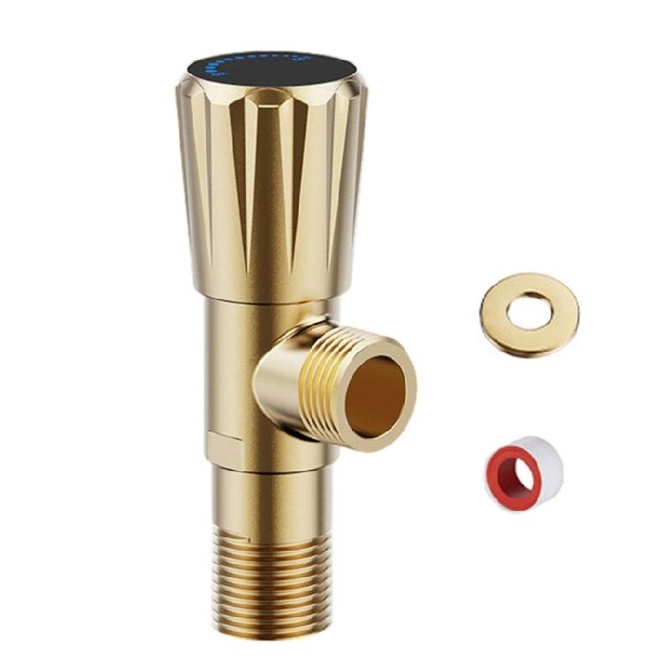 Thickened Anti Leak Angle Valves Bathroom Plumbing Angle Valves Metal Valves for Bathroom Shower Sink Faucets