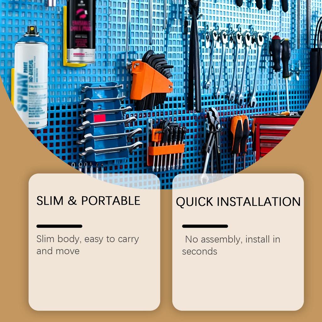Magnetic Spray Can Holder Wall Rack for Garage Toolboxes