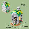 MOC Medieval Castle Building Blocks Set House Bedroom Table Furniture Kitchen Knight Witch Wizard Halloween Skeleton Brick Toys