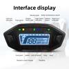 Universal Motorrad Digital Tachometer Drehzahlmesser Dashboard 10000 RPM Instrument Panel Meter LED Display Für 1,2,4 Zylinder