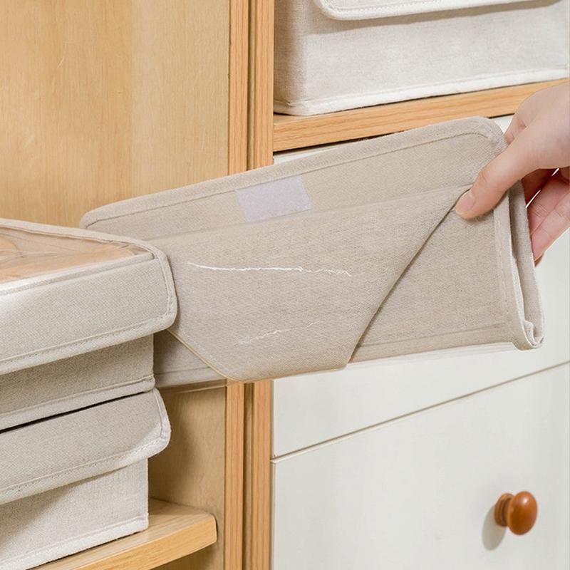 Stohovatelné organizéry na spodní prádlo, úložný box na ponožky, skládací taška na podprsenky, skříňka na oblečení, džíny, kalhoty, zásuvkový organizér, úložný box
