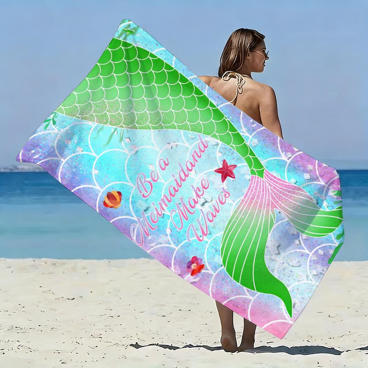 Mandala Beach Towel Boho Microfiber Quick Dry Bath Towel Yoga Mat Cover 50x100cm