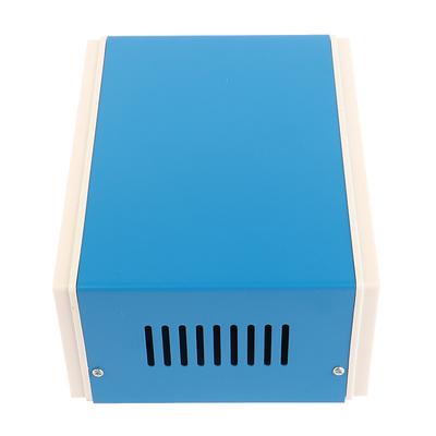Blaue Anschlussdose, rechteckiges Metallgehäuse für elektronische Projekte, DIY-Präventivbox, Stromgehäuse, korrosionsbeständig, langlebig