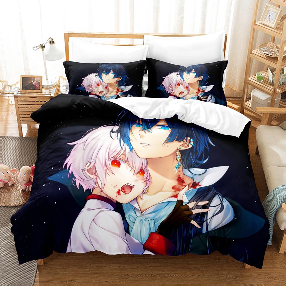 

Постельное белье Case Study of Vanitas Односпальный Полуторный Двуспальный Кингсайз Комплект для кровати Взрослый Детский Спальня Комплекты пододеяльников 3D Принт Аниме EU Twin 135x200cm