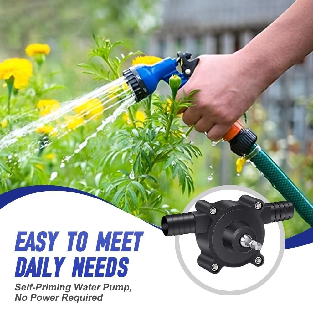 Multi-Purpose Drill Pump Mini Portable Hand Pump New Self-Priming Pump Water Transfer