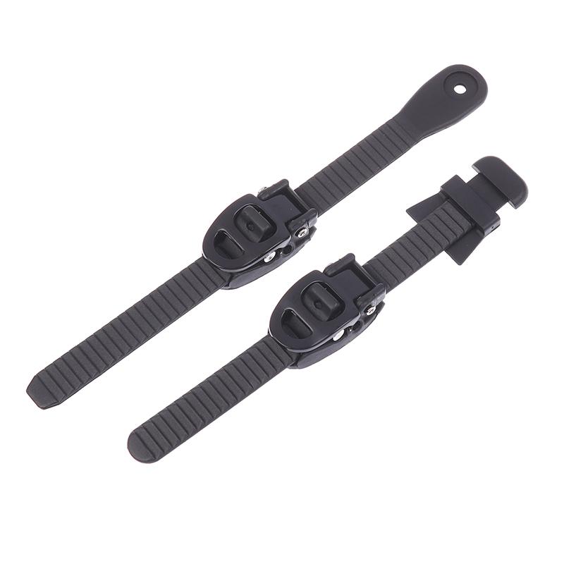 1/2 Sett Rulleskøyter med Skralle Høyhastighets Skralle Skøytestropper Fikseringsspenne Med Skruer Ankelbelte Tape Rulleskøyter Fikseringsbånd