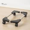 Mobile CPU Stand Adjustable Computer Tower Holder with 4 Locking Wheels Easy To Move Ventilated PC Stand Storage Holder