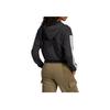 adidas 3S FT FZ HD Veste Confortable Douce Coupe-vent à Capuche Zippée Manches Longues Femme Vestes Noir JE0052