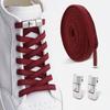 Ein-Knopf-Schnürsenkel ohne Binden, Schnellverschluss Faulenzer-Schnürsenkel, Strapazierfähige elastische Ersatzschnüre für Sneaker & Freizeitschuhe 1 Paar/2 Paare