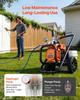 Diaphragm Airless Paint Sprayer, 2000 W Efficient Cart Airless Paint Sprayer, 3300 Psi High Pressure, with Extension Pole, Cleaning Needle and Brush,