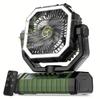 Camping Fan Rechargeable, 20000mAh Large Battery Powered Fan, Ventilador Recargable, 4 Speed Cordless 