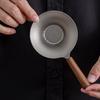 Solid Wood Handle Tea Filter Lightweight Ti Mesh Tea Sieve Tea Fine Mesh Strainer  Loose Leaf Tea