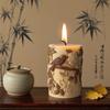 Handmade Gift Cylinder Aroma Candle Silicone Mold Relief Birdy Pillar Gypsum Resin Mould DIY Bird Form Candle Candle Making