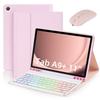 Bluetooth Keyboard Protective Leather Case for Samsung Tab A9+ & A11+ 11-inch S9FE A8