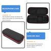 DECHOUS Microphone Storage Bag, Wireless Microphone Hard Case Suitcase Carry Bag, Foam Microphone Case, Handheld Microphone Carrying Bag, Studio Hard