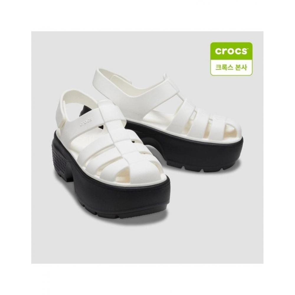 

Crocs Unisex Stomp Fisherman Sandals 209938 0wv 0WV choke/M6W8