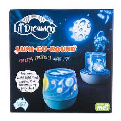 Lil Dreamers Lumi-Go-Round Rotating Projector Light (Space)