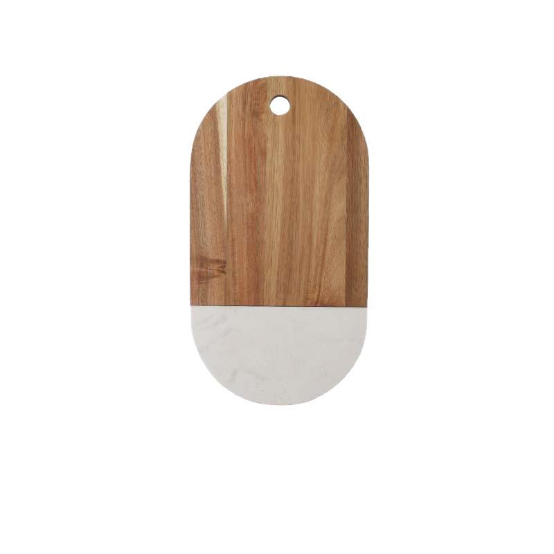 DL014 Marble Inlaid Wood Cutting Board - Home Kitchen Chopping Tool