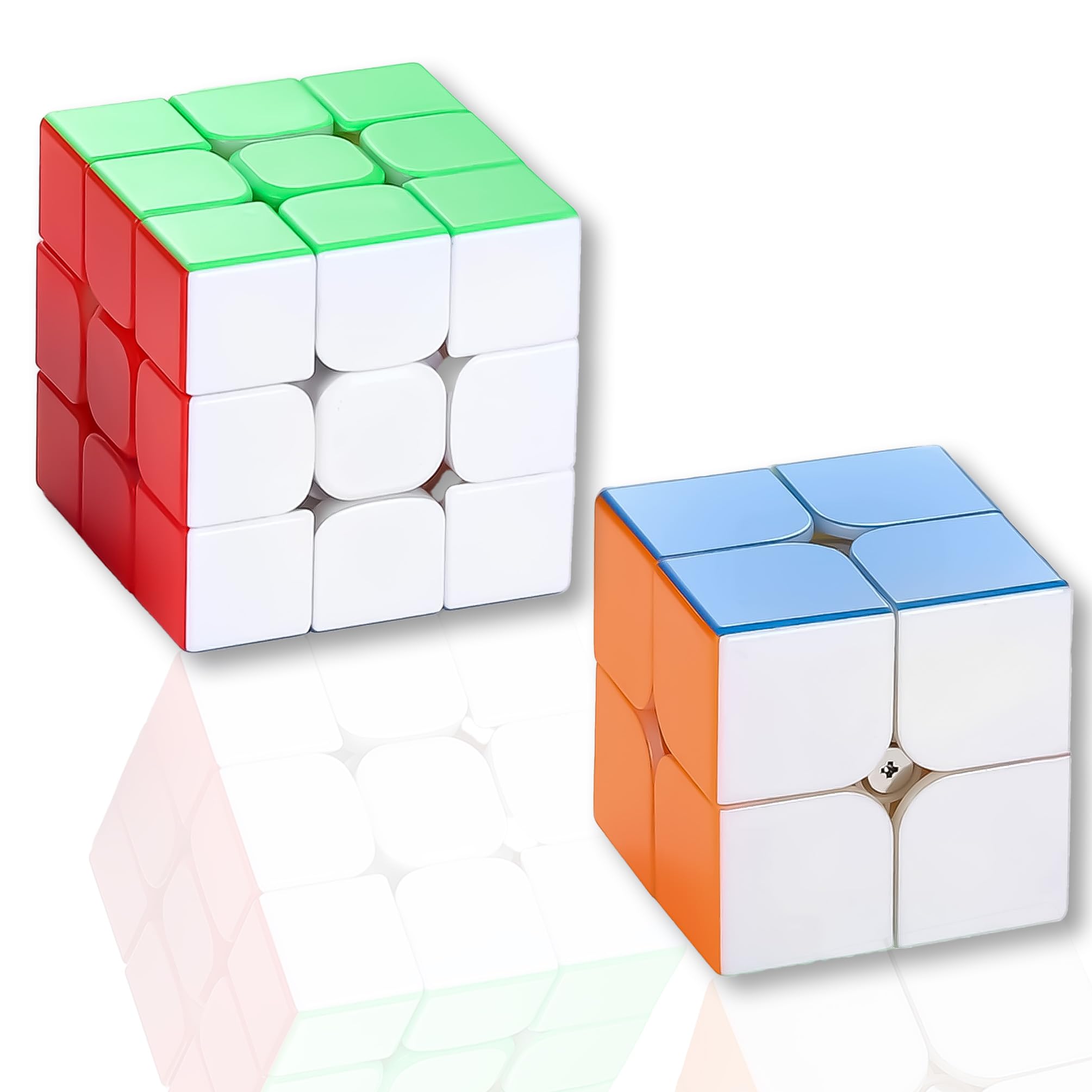 

FAVNIC Магический кубик, 3x3 Магический квадрат, 3D-головоломка, Плавное вращение, Сверхпрочный, Регулируемый, Развивающая игрушка для детей, Повышение IQ, Тренировка мозга, Стресс