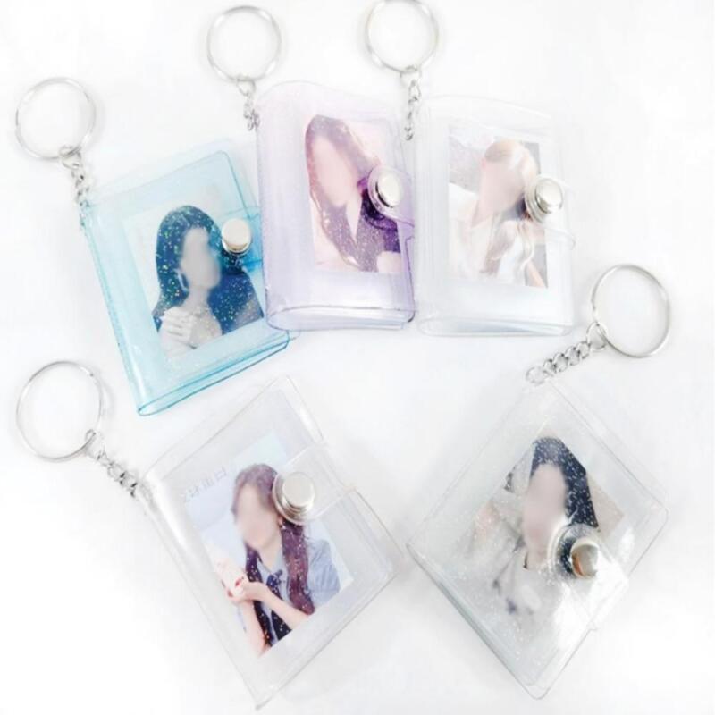 ID Photo Keychain Photo Pouch Mini Album Holder BB0269