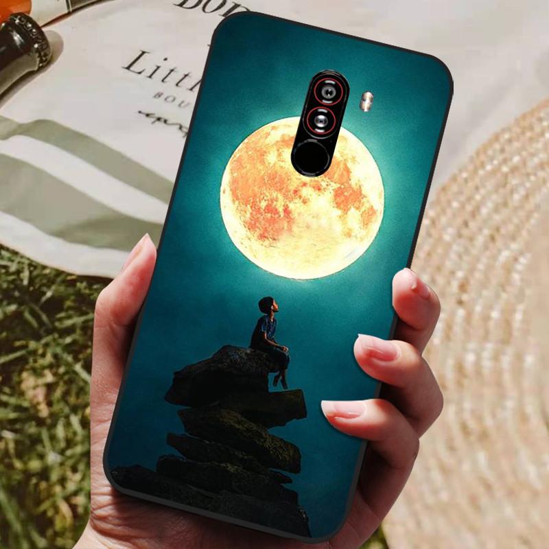 For xiaomi mi pocophone f1 Case Silicon Back Cover Phone Case for xiaomi poco F1 Cases Pocofone F1 6.18 inch Soft bumper coque