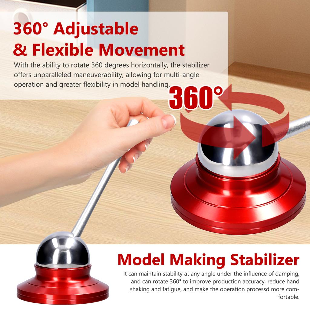 T06 360 Degrees  Free Adjustment Handheld Stabilizer Enhancing Model Assembly Detailing Tool with