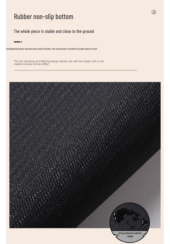 Villa Entry Mat: Durable, Non-Slip, Mud Scraper with Easy-Clean Elastic Mesh