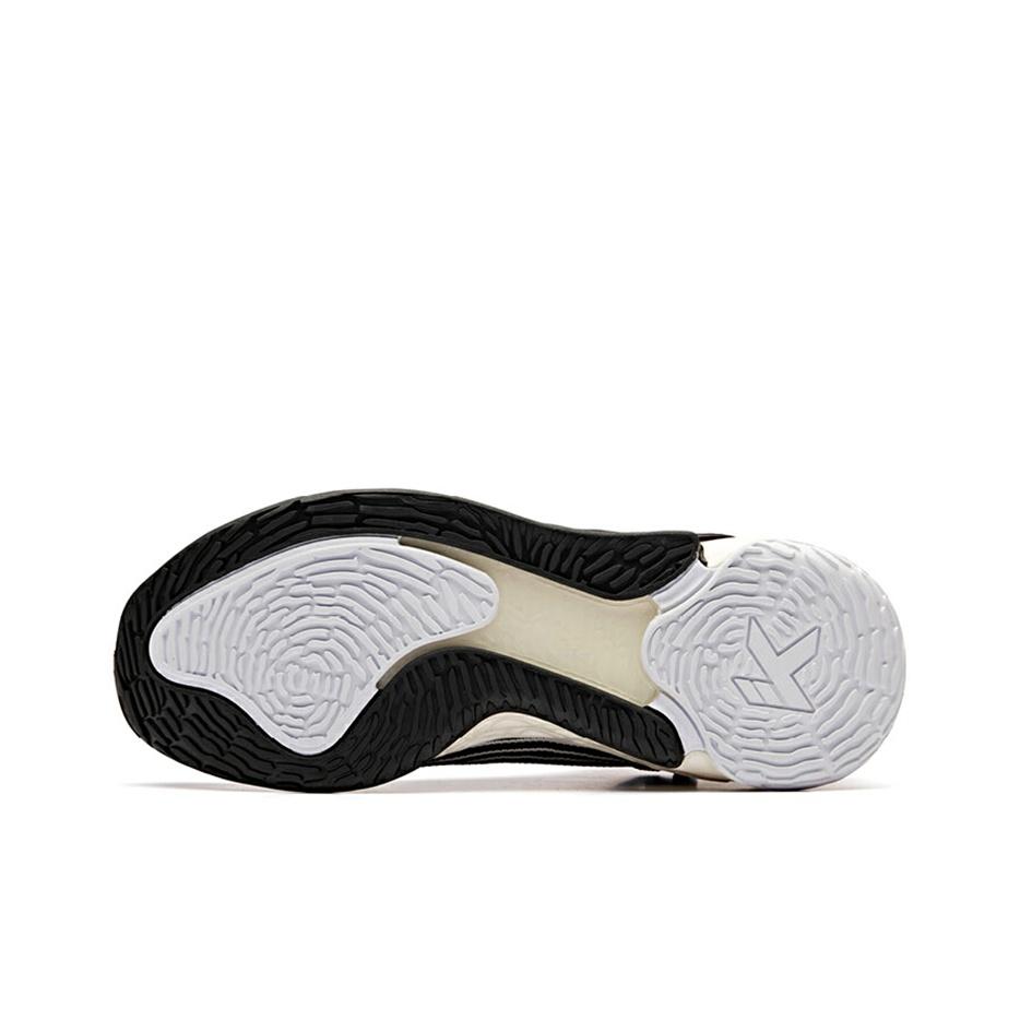 Anta KT4 Playoffs Shock Absorption Non-Slip Wear-Resistant High-Top Basketball Shoes Men sneaker Black White 11921101-4