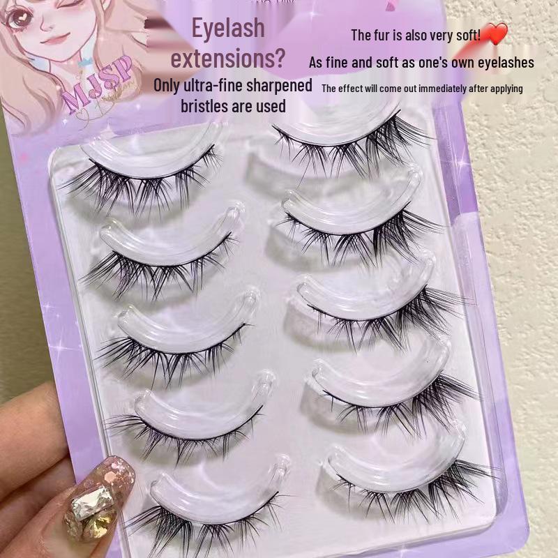 

Mengjie Thai Fox Style Dense Comic Barbie False Eyelashes