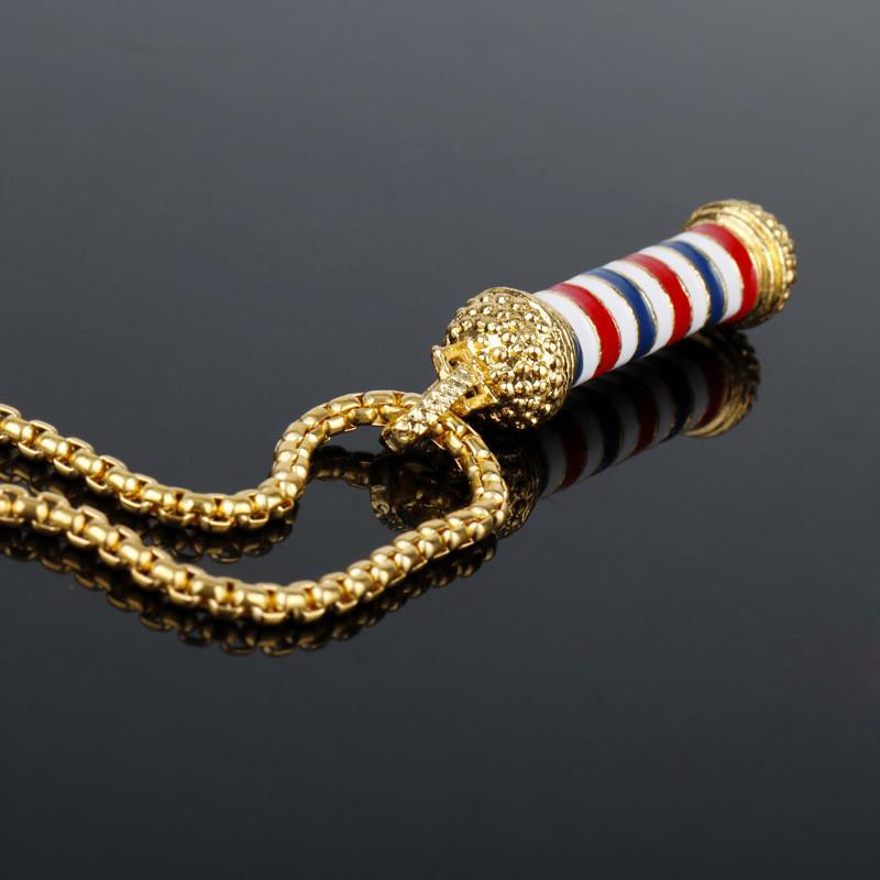 Minimalist Geometric Designer Necklace With Alloy Pendant For Trendy Streetwear золотой