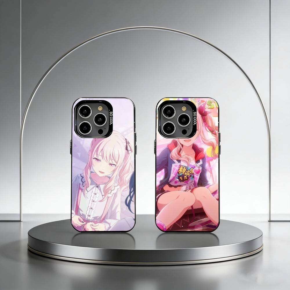 P-Project S-SEKAI Mizuki Akiyama Phone Case For iPhone 17,16,15,14,13,12,11 Plus,Pro Max,XS,Colorful Silver Black Cover