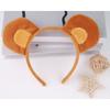 Monkey Ear Headband Tail Bowtie, Kids Animal Cosplay Set Halloween Animal Outfit