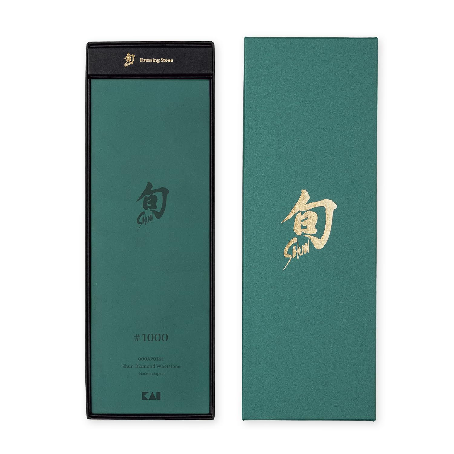 

KAI Shun Diamond Whetstone Whetstone Made in Japan Sharpening Medium Whetstone KAI Shun AP0341 #1000 темно-зелений колір