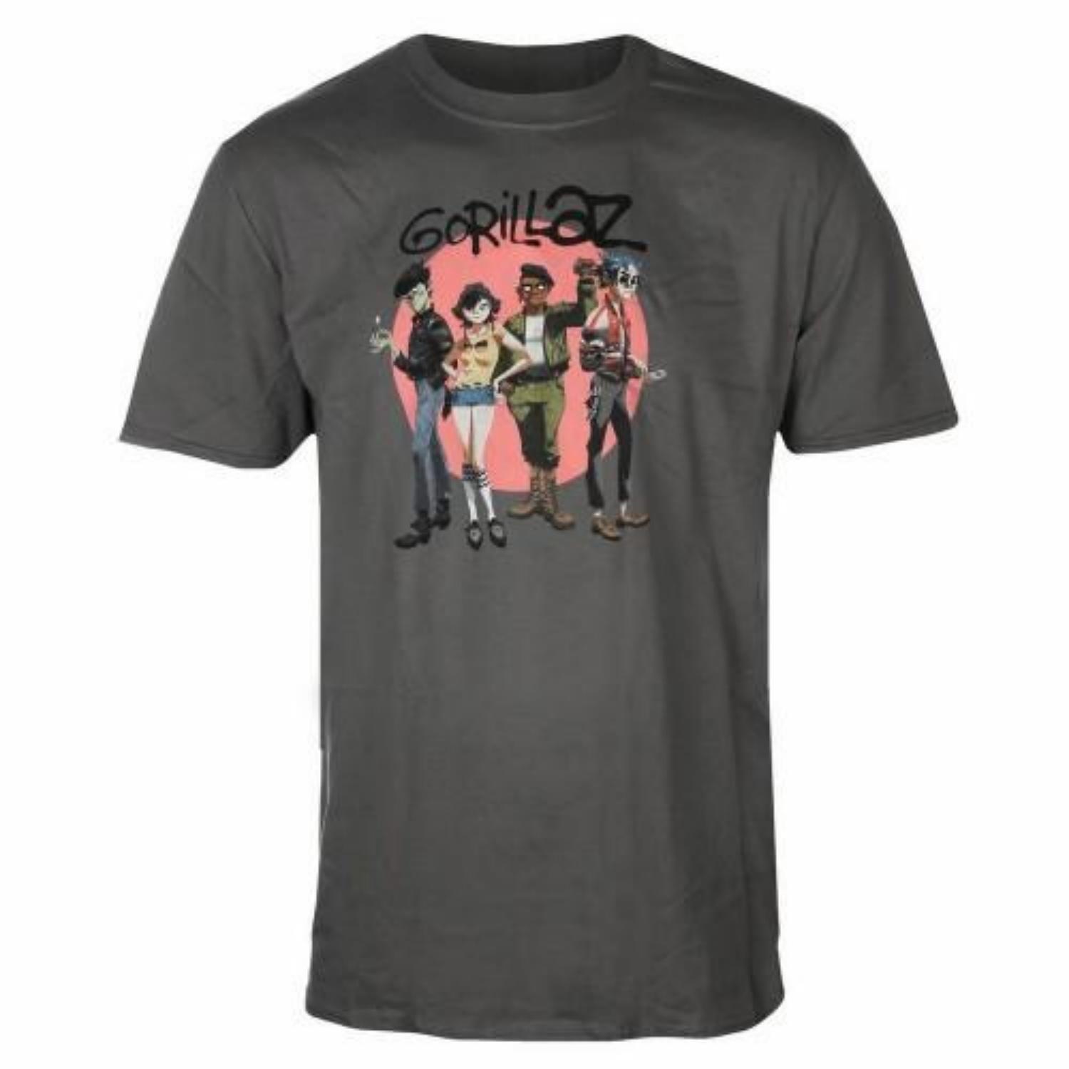 Gorillaz Unisex Adult Group Shot Cotton T-Shirt S чёрный