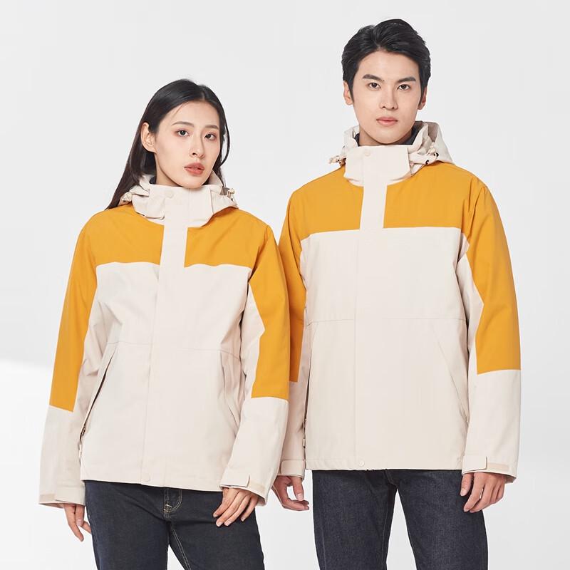 Teluoman Unisex 3-in-1 Waterproof Outdoor Jacket