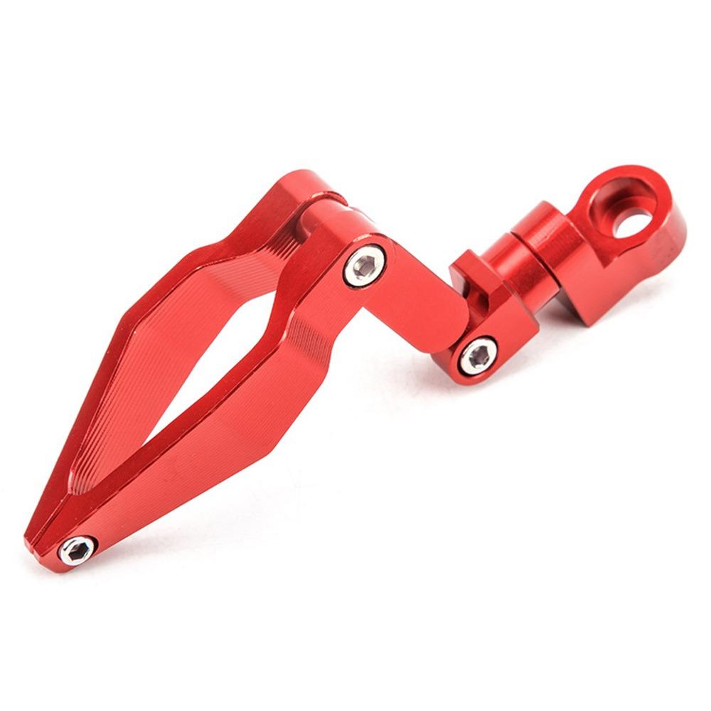 

Universal Motorcycle Brake Cable Clamp Folding Zinc Alloy Oil Pipe Line Holder Anti-Shake Shock Absorber Buckle червоний