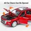 1:32 HONGQI H9 Leading Ideal L9 Toy Models Cars Alloy Light Sound Miniature Vehicles 6 Doors Opened Car Boys Educational Toys