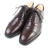 Tolle SHETLANDFOX Lederschuhe Cap toe Businessschuhe Bordeaux Leder Herren 6 Gebraucht