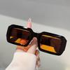 Rectangle Sunglasses Men Fashion Outdoor Casual Shades Women Trendy Luxury Brand Design Beach Vacation Decor Sun Glasses