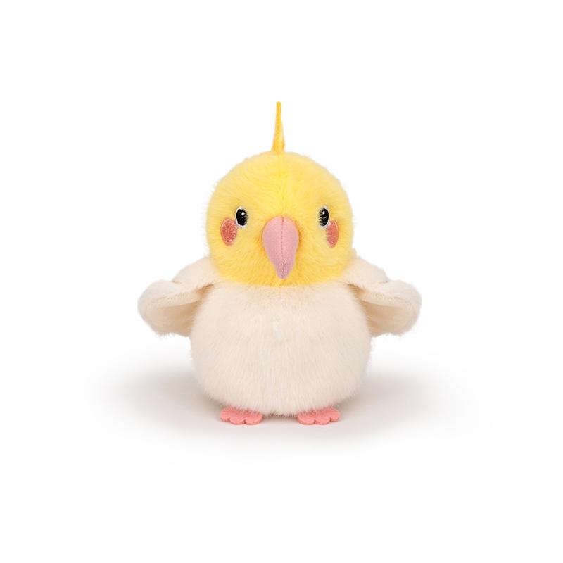 Kreslené vtáčiky plyšové hračky prívesok kľúčenka simulácia papagáj vtáčie hniezdo plyšová kľúčenka anime roztomilé dievča kawaii izbová dekorácia detské darčeky