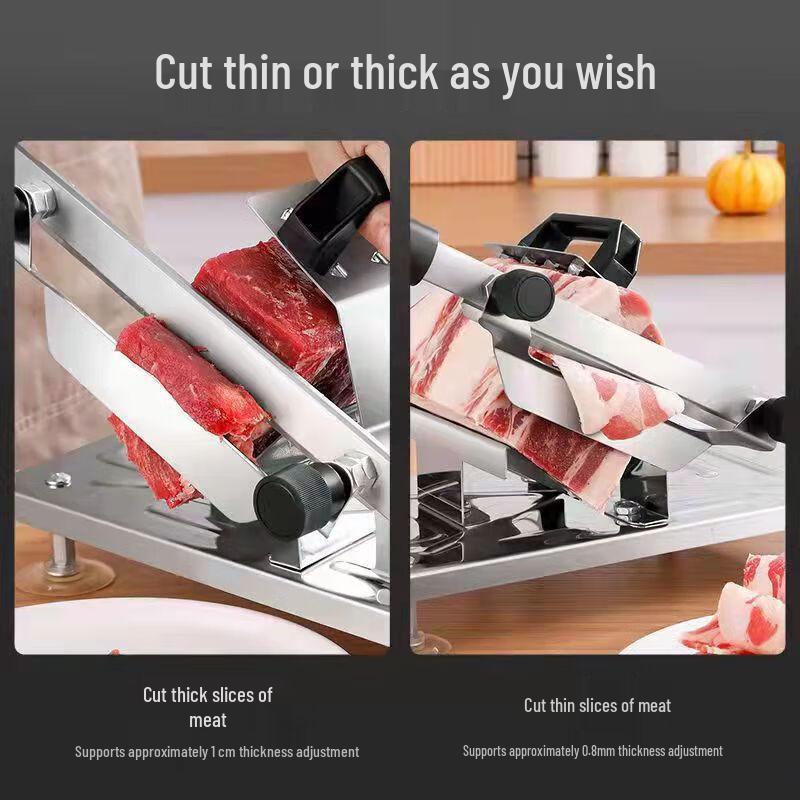 ZISIZ 304 Stainless Steel Manual Meat Slicer