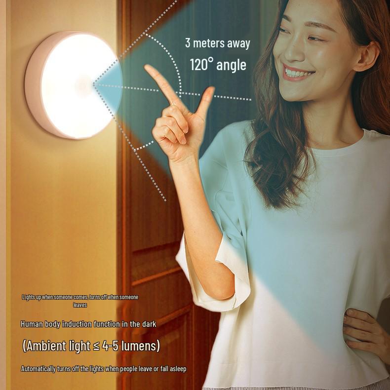 Kindergarten LED Night Light with Motion and Light Sensors