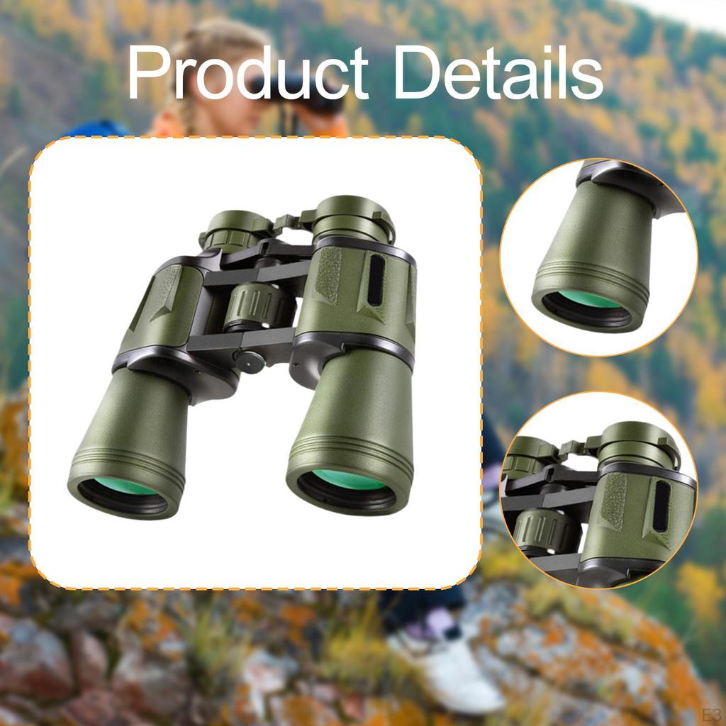 20x50 Binoculars for Adults Birthday Gifts Men Versatile High Powered with Low Security