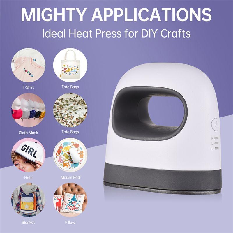 M-Modern-Mini Heat Press Machine T-Shirt Printing Easy Heating Transfer Press Iron Machines For Clothes DIY Home