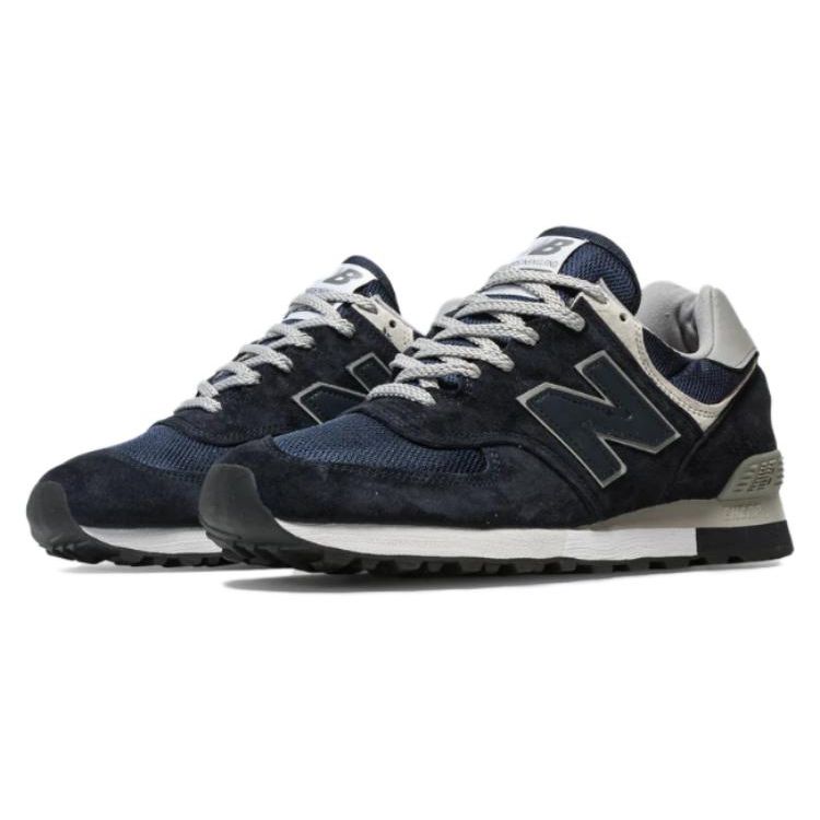 New Balance 576 Dark Navy Mood Indigo Alloy OU576PNV Unisex Made in UK Retro Running Lifestyle Sneakers
