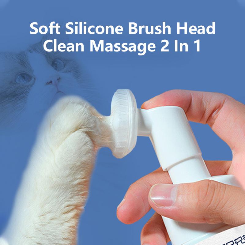 Factory ODM OEM Wash Tool Portable Pet Paw Cleaner for Dogs Paws Washer Dog Cat Paw Cleaning Foam Dog Feet Cleaner