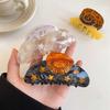 1 Piece of "Unique Acetate" Unique Sun, Moon, and Star Hair Claws - Vintage Style Acetate Hair Accessory